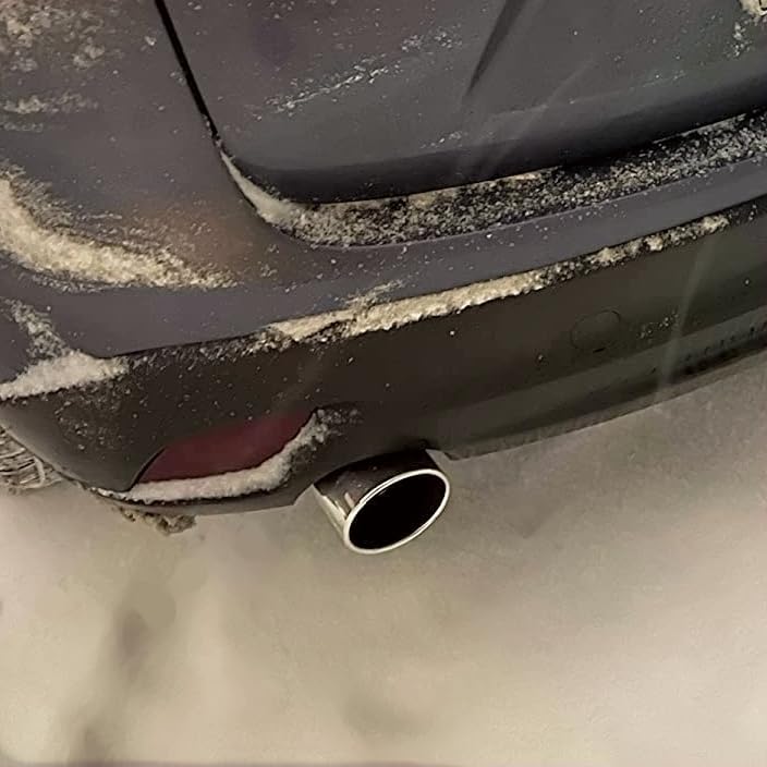 TriTrust Exhaust Tip, 2.5-3 inch inlet adjustable,Fit 2.5''/2.75''/3'' Outer diameter Tailpipe, 4.5'' Outlet 7'' Long Muffler Tip, Chrome Stainless Steel Tail Tip - Image 4